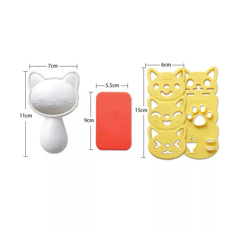 Cat Rice Mould Set
