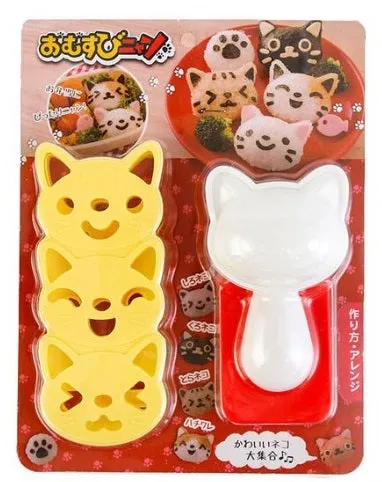 Cat Rice Mould Set