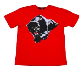 Giftngon - Vlone Style Panther T-Shirt Red