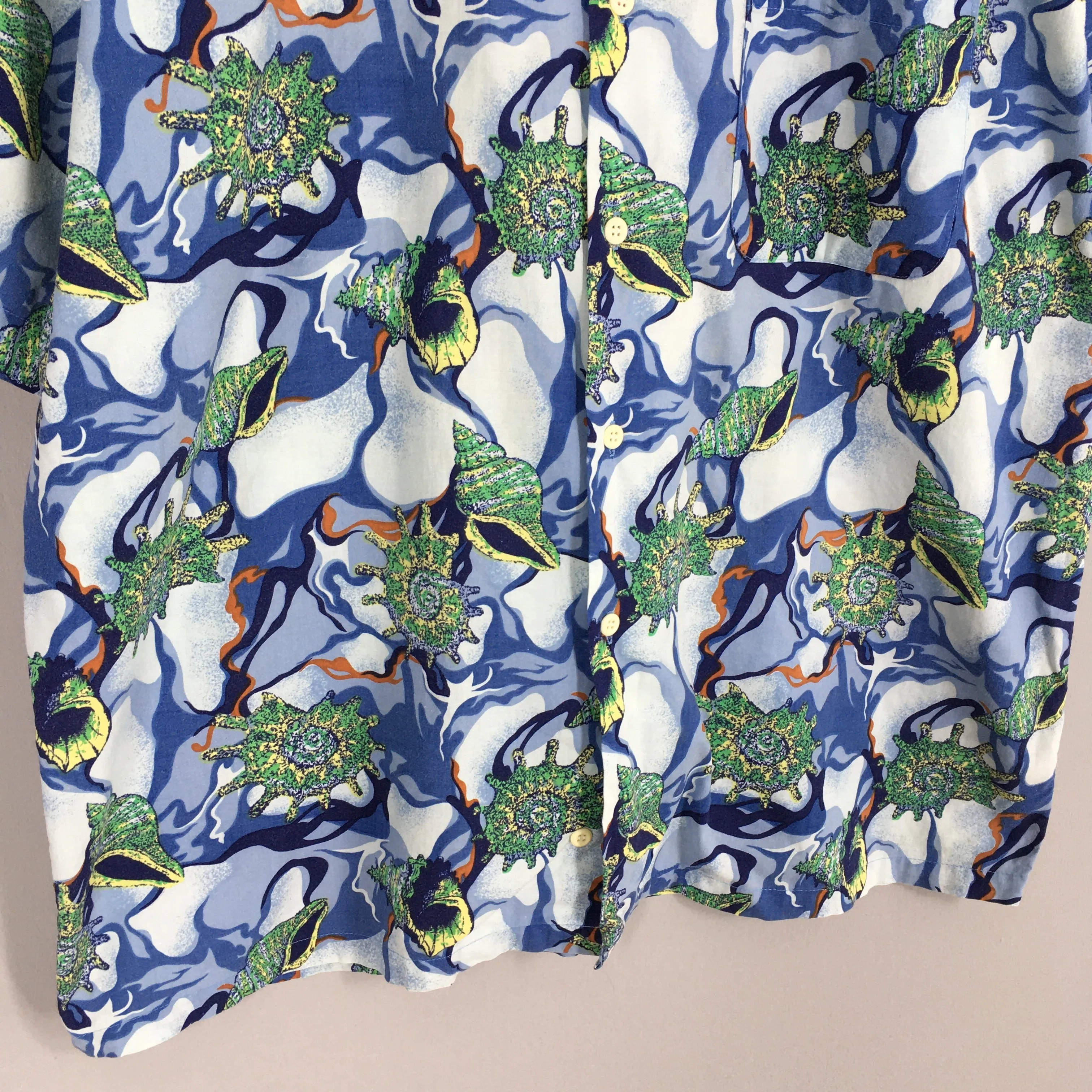 Hawaii Aloha Snail Sea Life Cotton Shirt