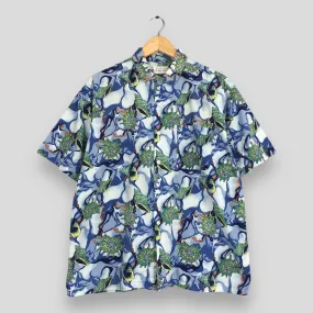 Hawaii Aloha Snail Sea Life Cotton Shirt