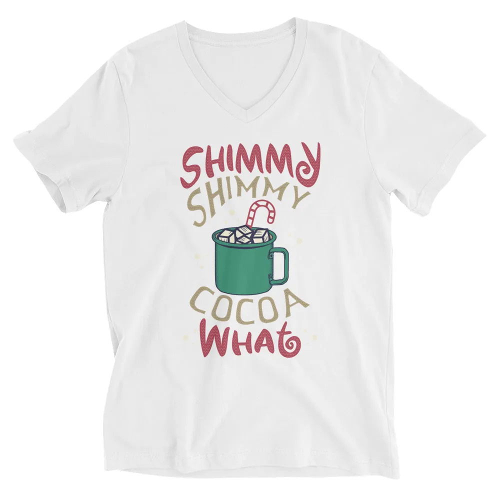 Shimmy Cocoa V-Neck T-Shirt