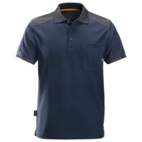 Snickers&#x20;2701&#x20;AllroundWork,&#x20;37.5&#xAE;&#x20;Tech.&#x20;Reinforced&#x20;s&#x2F;s&#x20;Polo&#x20;Shirt&#x20;-&#x20;Navy&#x2F;&#x20;Steel&#x20;Grey