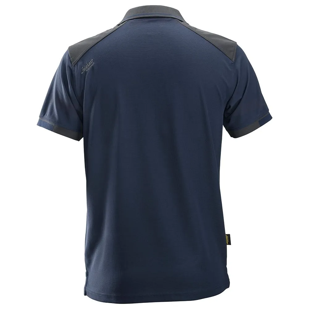 Snickers&#x20;2701&#x20;AllroundWork,&#x20;37.5&#xAE;&#x20;Tech.&#x20;Reinforced&#x20;s&#x2F;s&#x20;Polo&#x20;Shirt&#x20;-&#x20;Navy&#x2F;&#x20;Steel&#x20;Grey