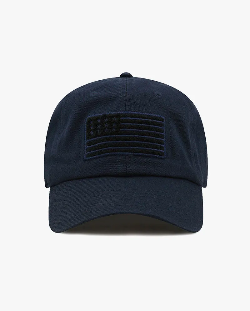 The Hat Depot - Cotton Low Profile USA flag Baseball Cap